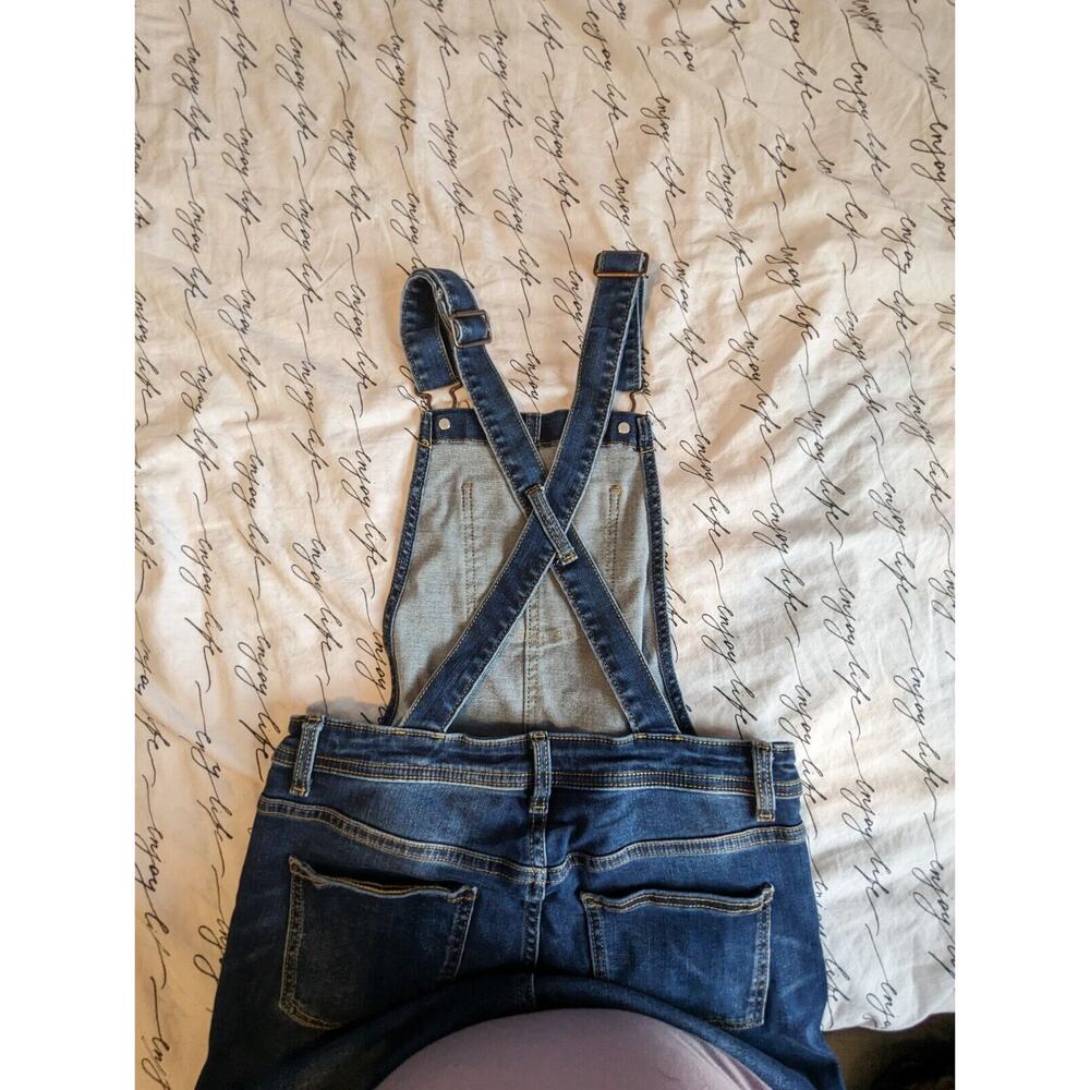 Cat And Jack Bib Overalls Girls Super Stretch Jumper Pants 14/16 Extra Large - Picture 4 of 10
